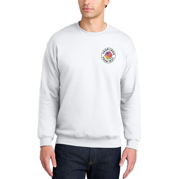 Gildan® Softstyle® Custom Embroidered Crewneck Sweatshirt - SF000