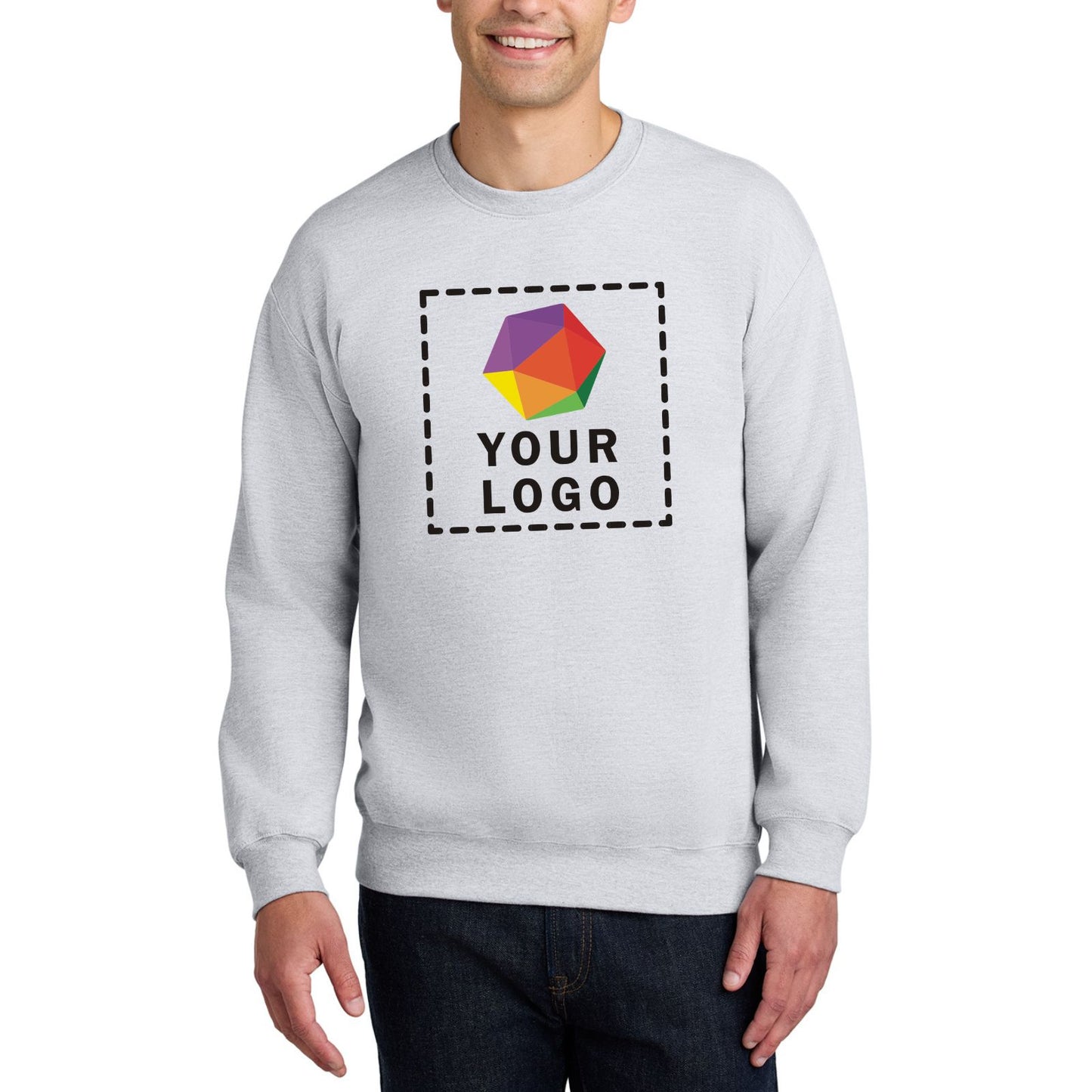 Gildan® Softstyle® Custom Printed Crewneck Sweatshirt - SF000
