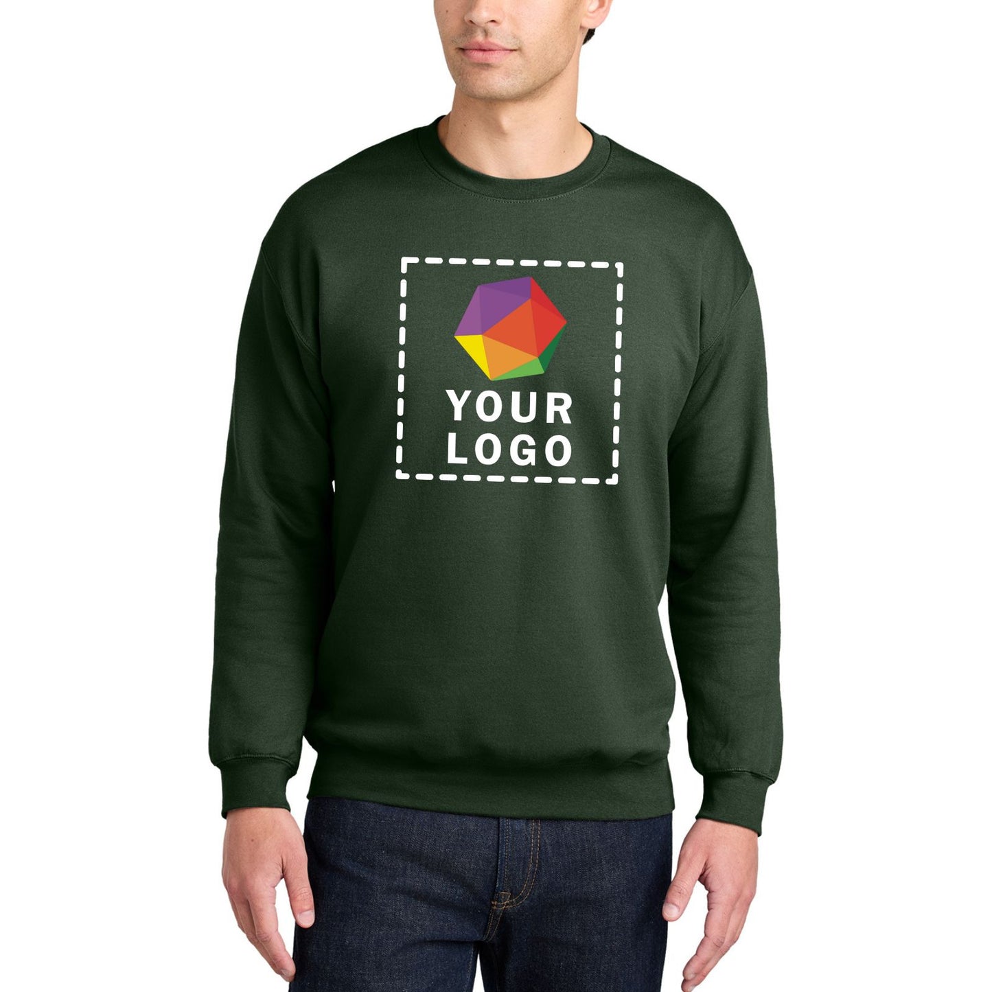 Gildan® Softstyle® Custom Printed Crewneck Sweatshirt - SF000