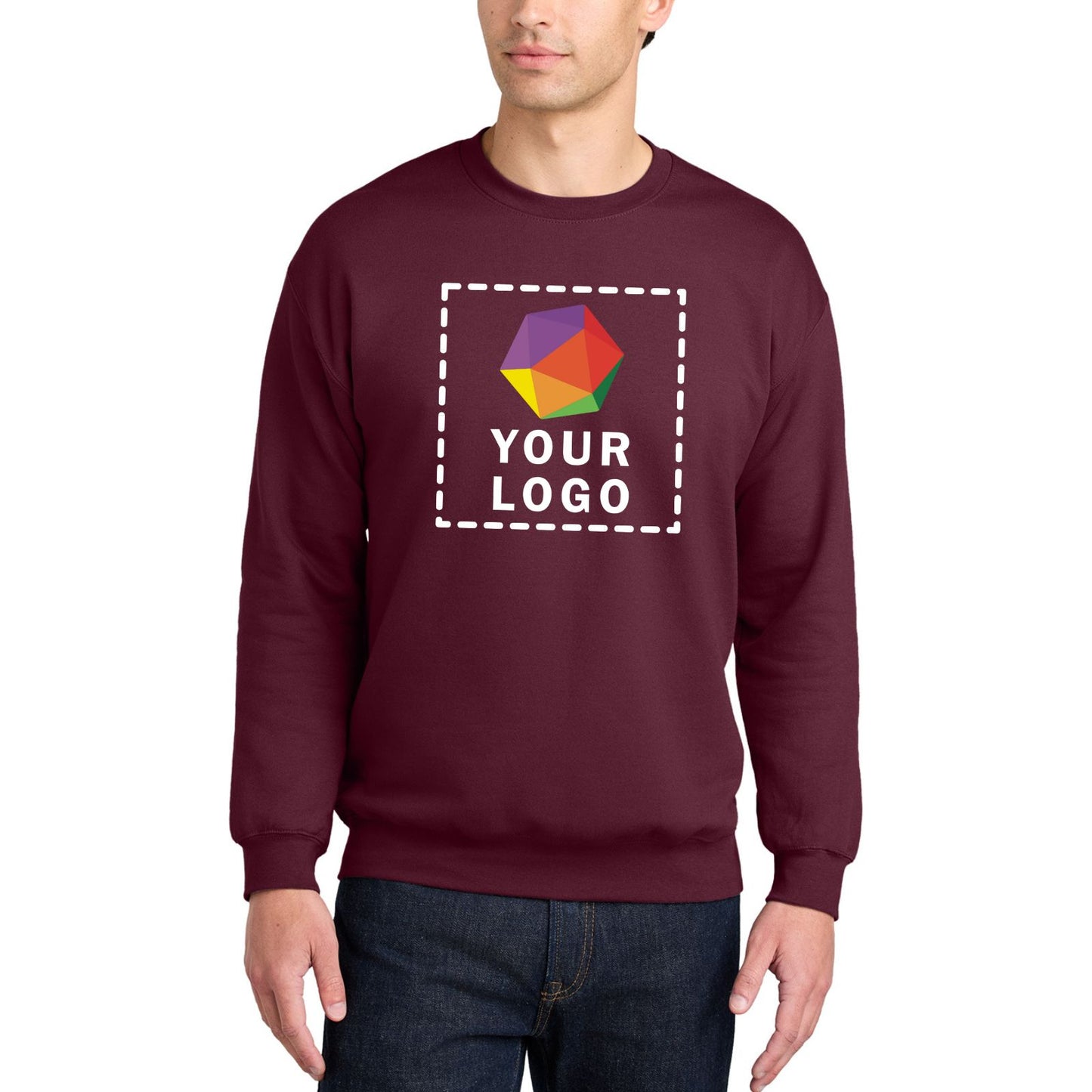 Gildan® Softstyle® Custom Printed Crewneck Sweatshirt - SF000