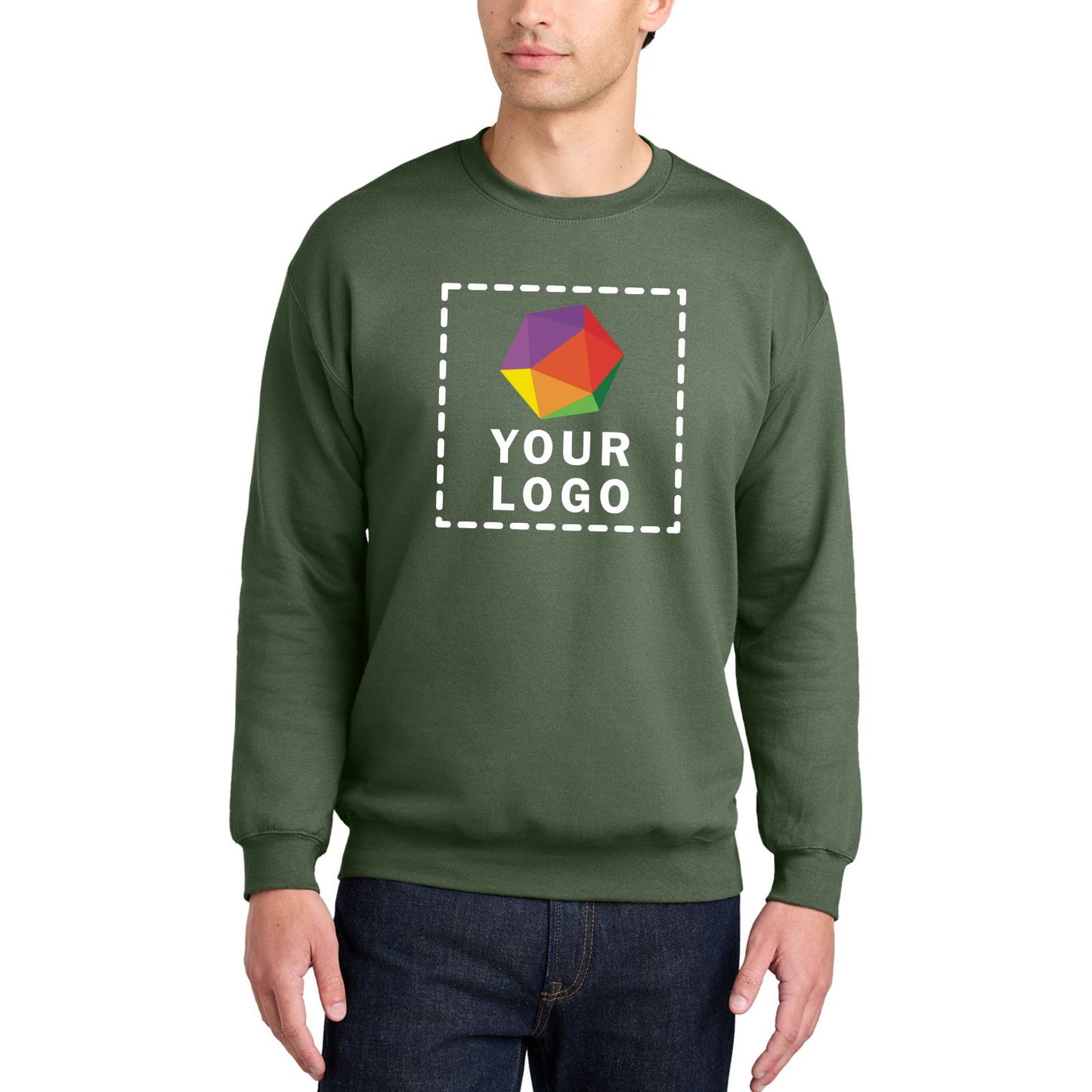 Gildan® Softstyle® Custom Printed Crewneck Sweatshirt - SF000