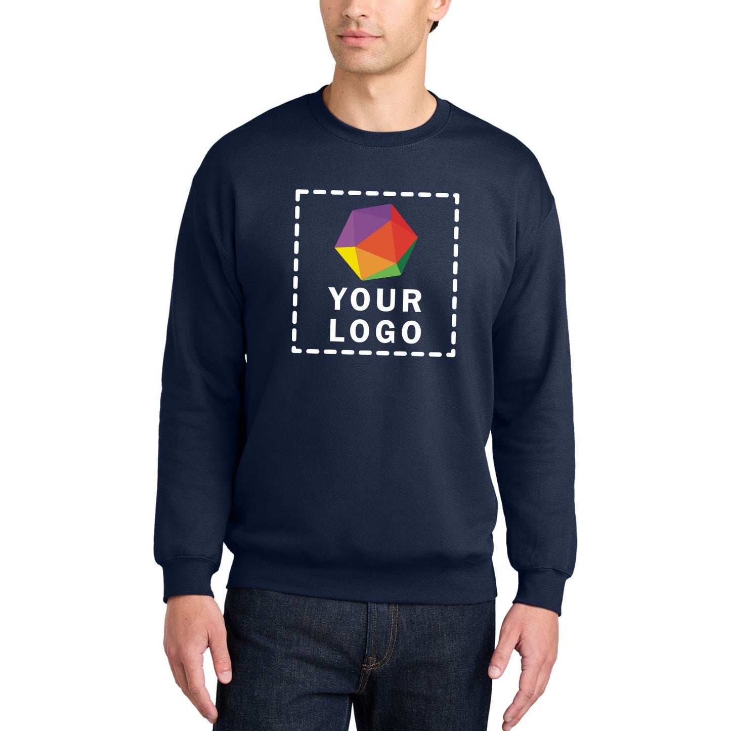 Gildan® Softstyle® Custom Printed Crewneck Sweatshirt - SF000