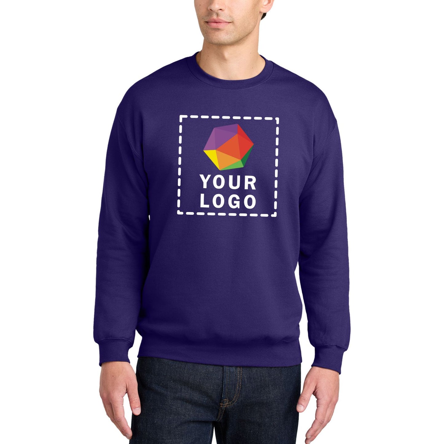 Gildan® Softstyle® Custom Printed Crewneck Sweatshirt - SF000