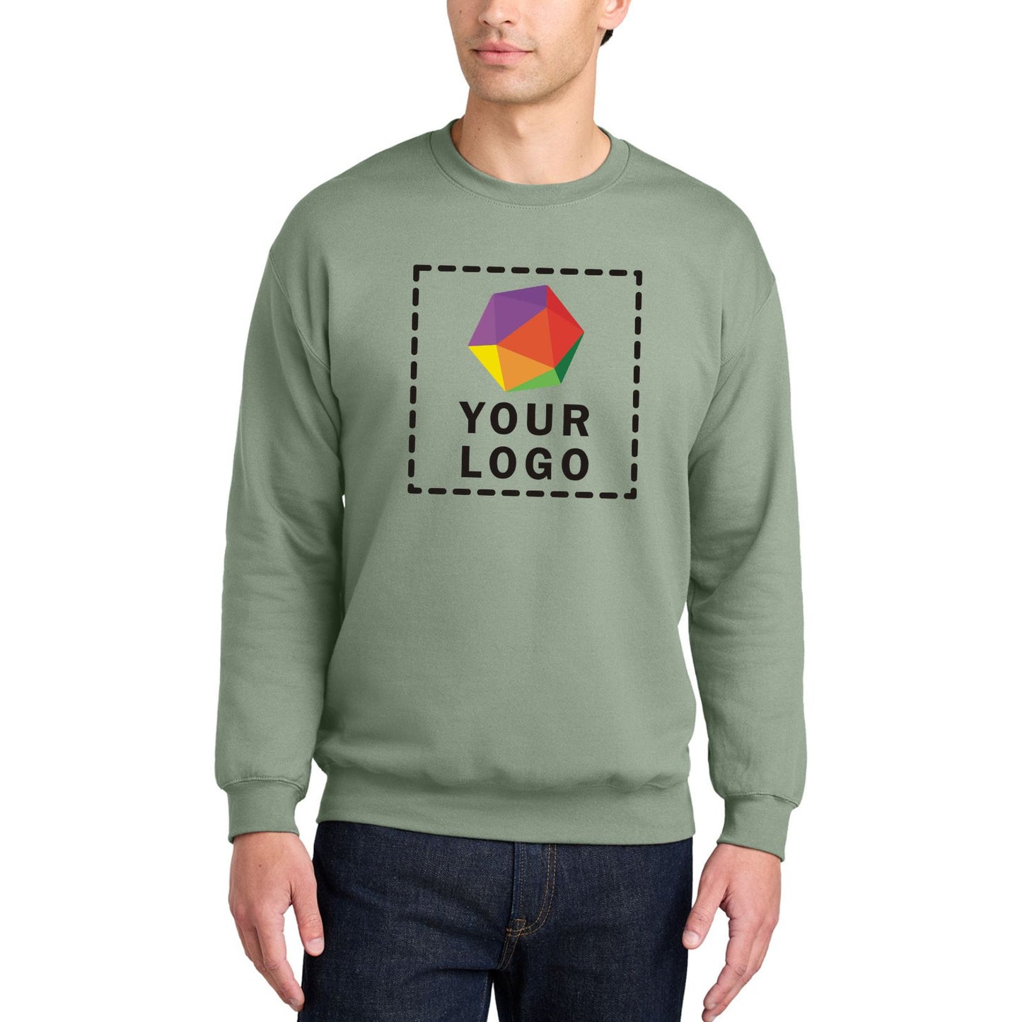 Gildan® Softstyle® Custom Printed Crewneck Sweatshirt - SF000