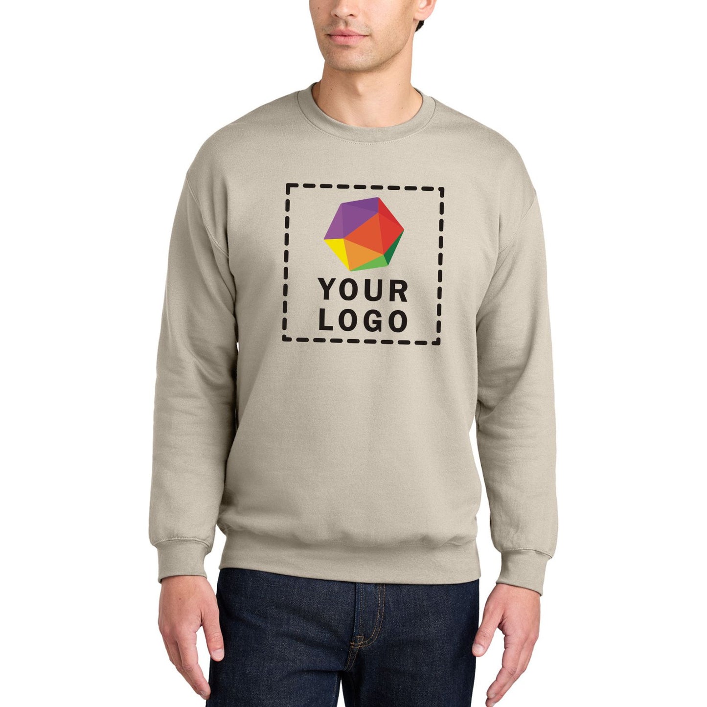Gildan® Softstyle® Custom Printed Crewneck Sweatshirt - SF000