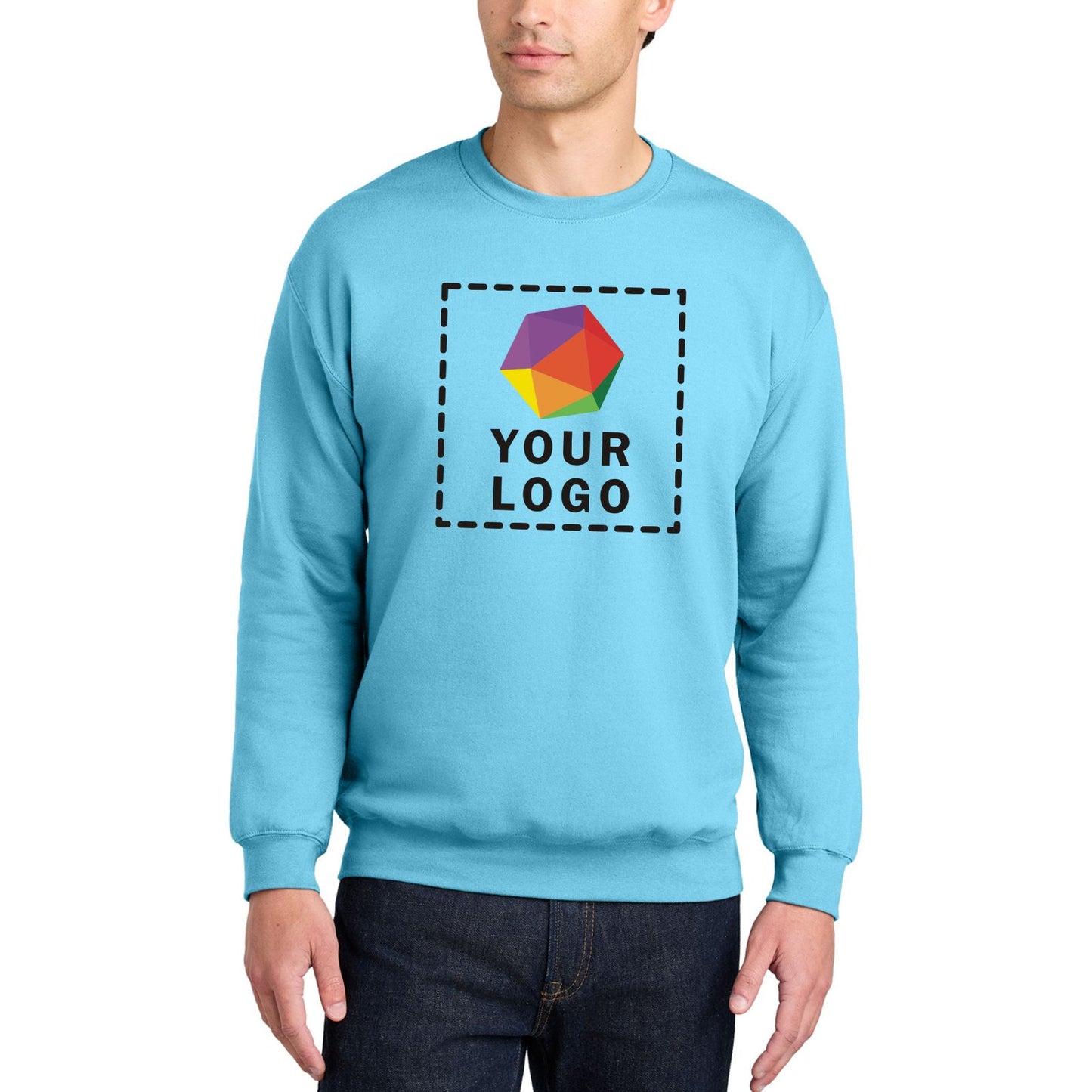 Gildan® Softstyle® Custom Printed Crewneck Sweatshirt - SF000