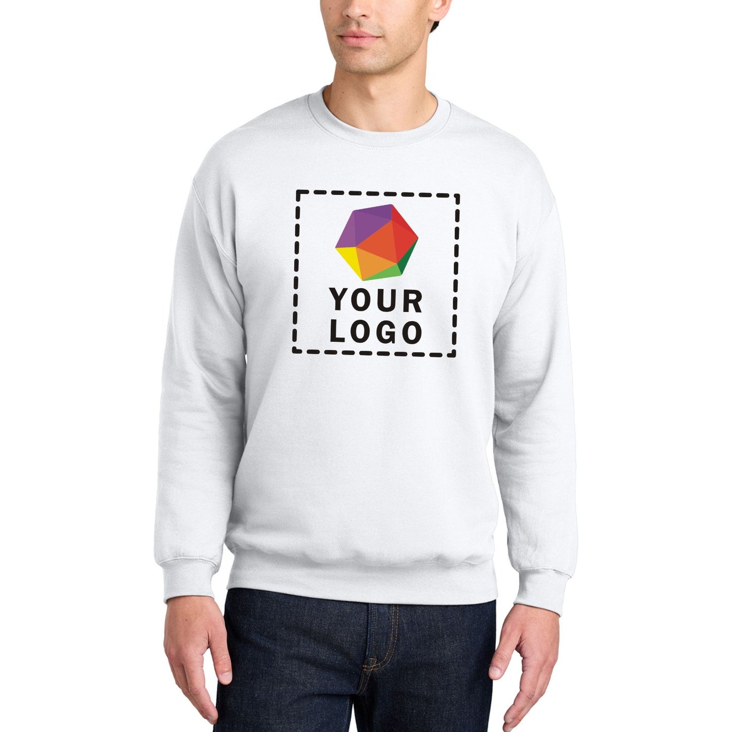 Gildan® Softstyle® Custom Printed Crewneck Sweatshirt - SF000