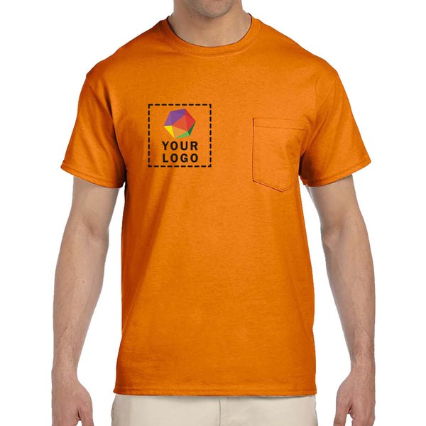 Gildan Custom Printed Adult Ultra Cotton®Pocket T-Shirt - G2300
