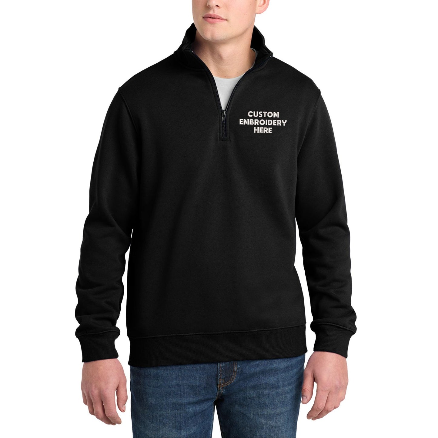 Sport-Tek® Custom Embroidered 1/4-Zip Sweatshirt - ST253