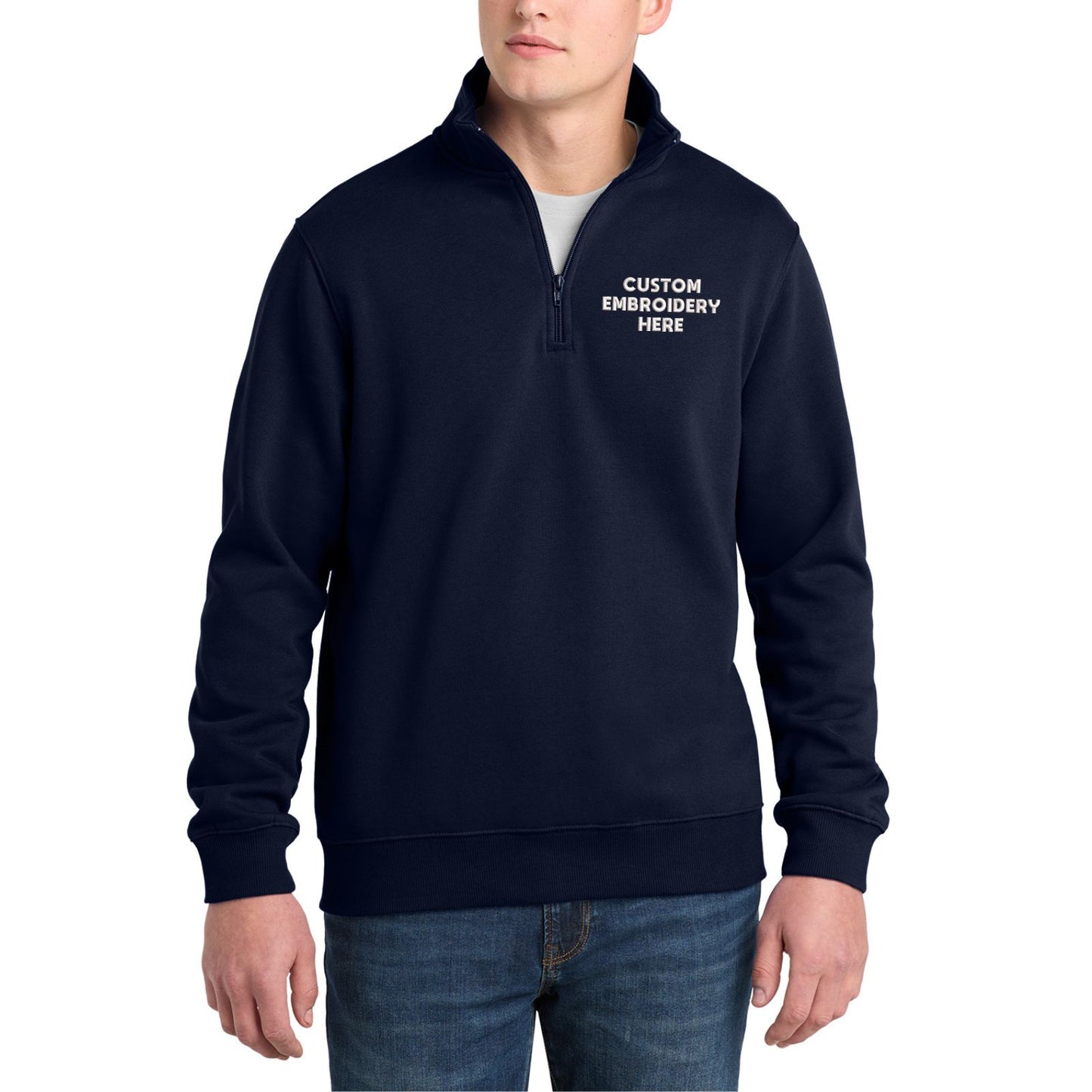 Sport-Tek® Custom Embroidered 1/4-Zip Sweatshirt - ST253