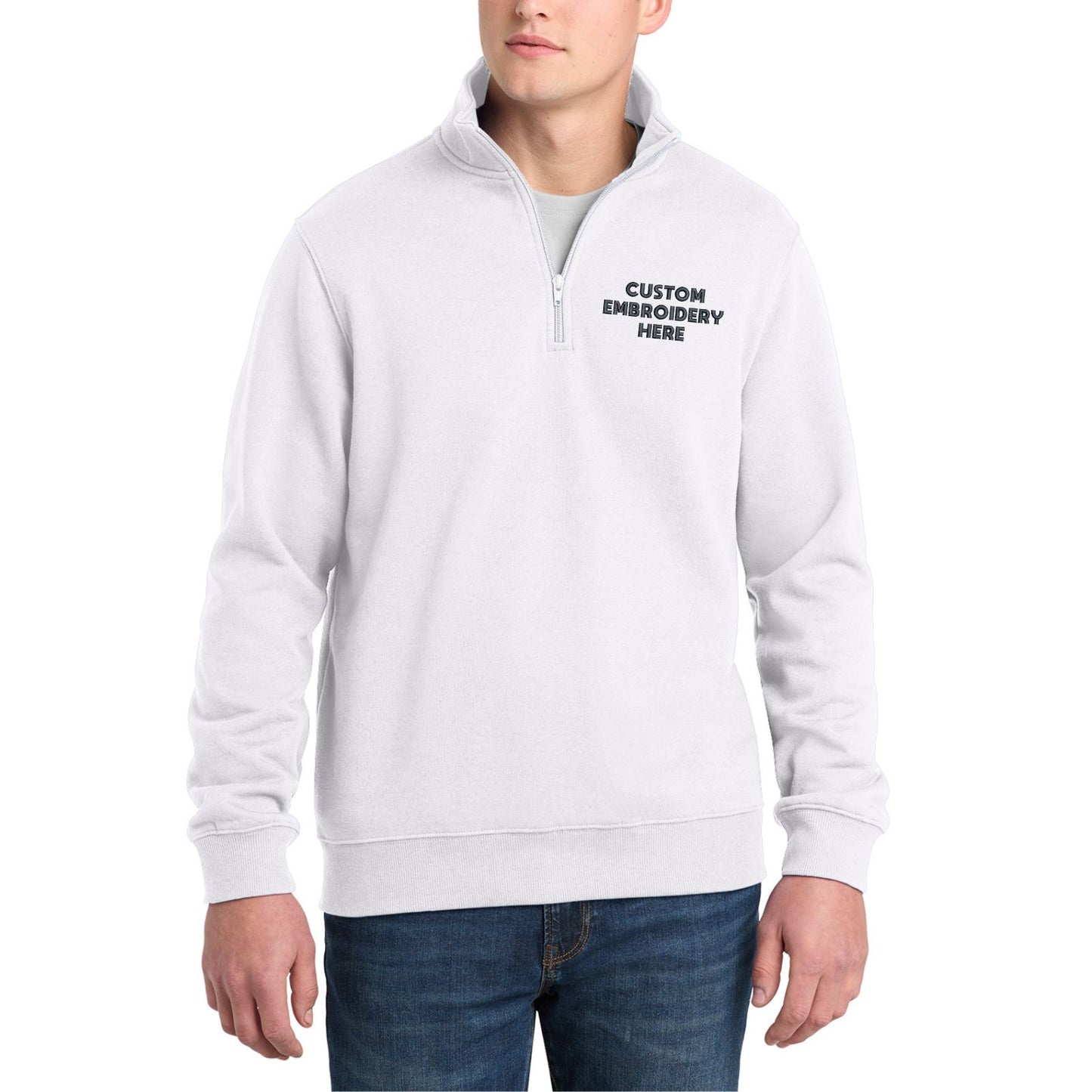 Sport-Tek® Custom Embroidered 1/4-Zip Sweatshirt - ST253