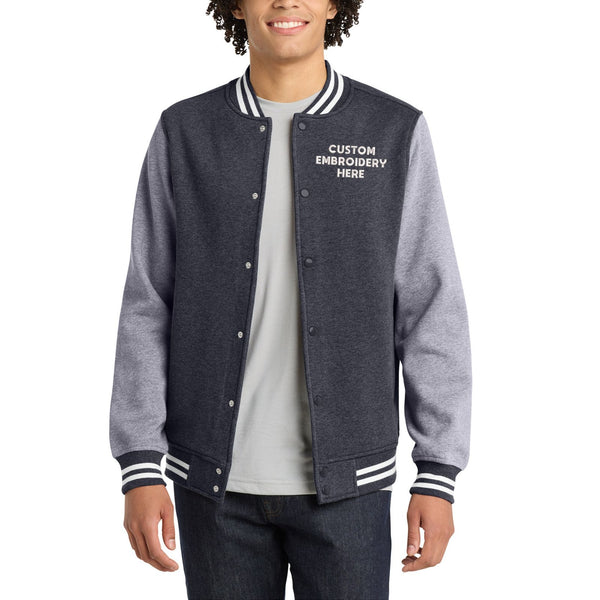 Sport-Tek® Custom Embroidered Fleece Letterman Jacket - ST270