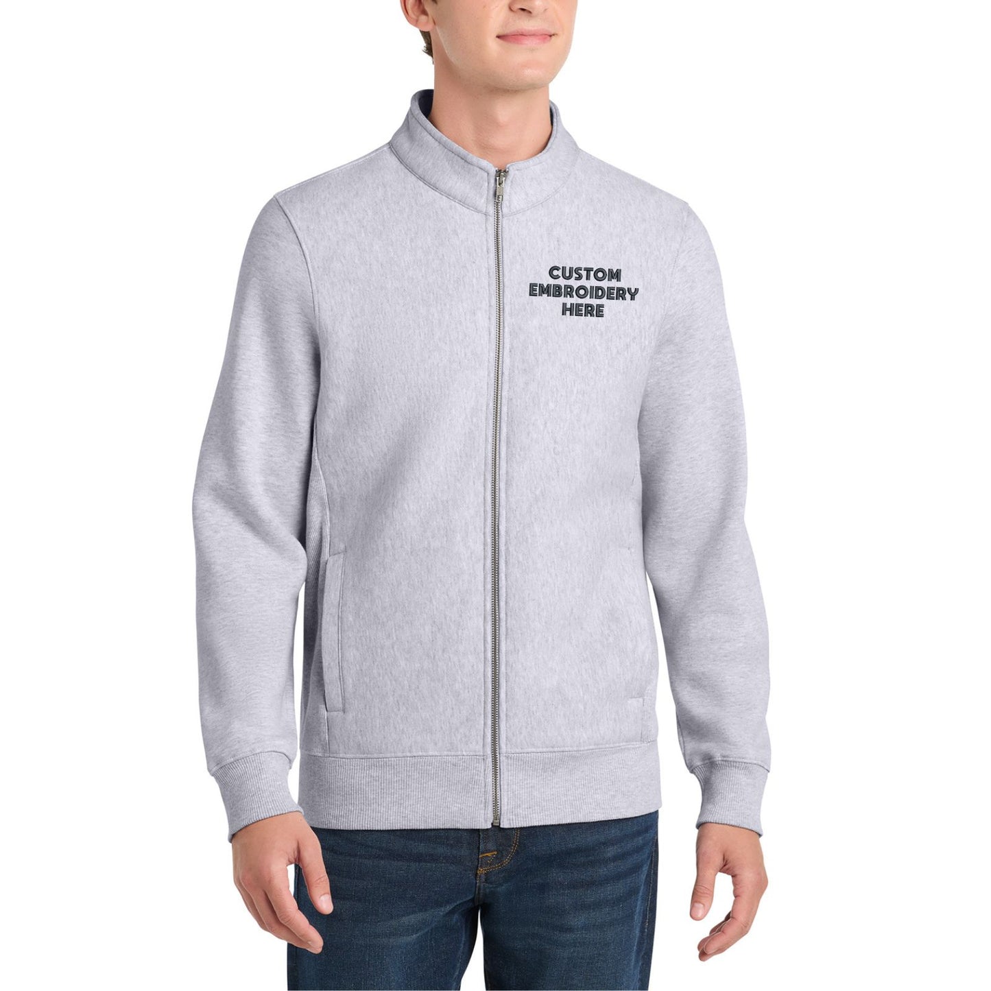 Sport-Tek ® Custom Embrodiered Super Heavyweight Full-Zip Sweatshirt - ST284