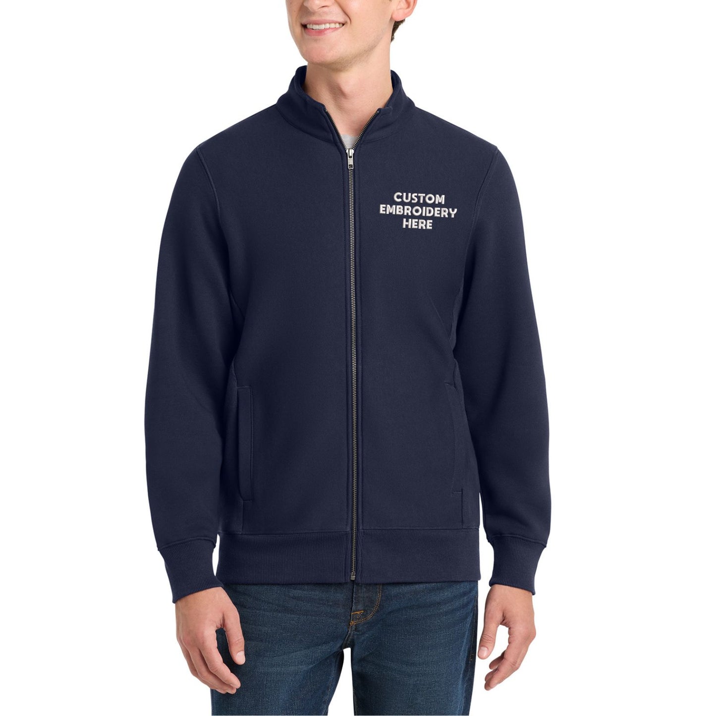 Sport-Tek ® Custom Embrodiered Super Heavyweight Full-Zip Sweatshirt - ST284