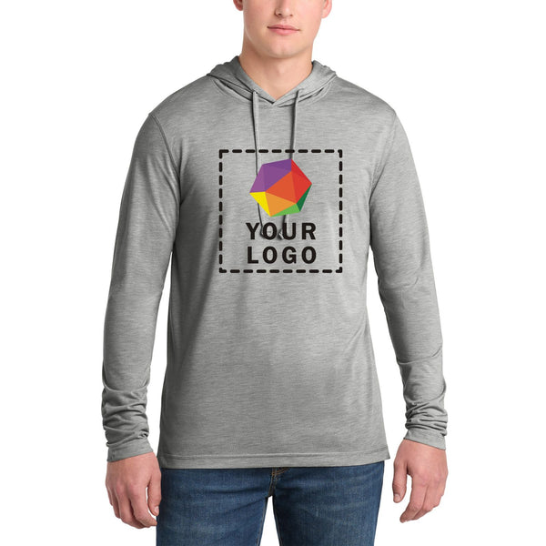 Sport-Tek ® PosiCharge ® Custom Printed Tri-Blend Wicking Long Sleeve Hoodie - ST406