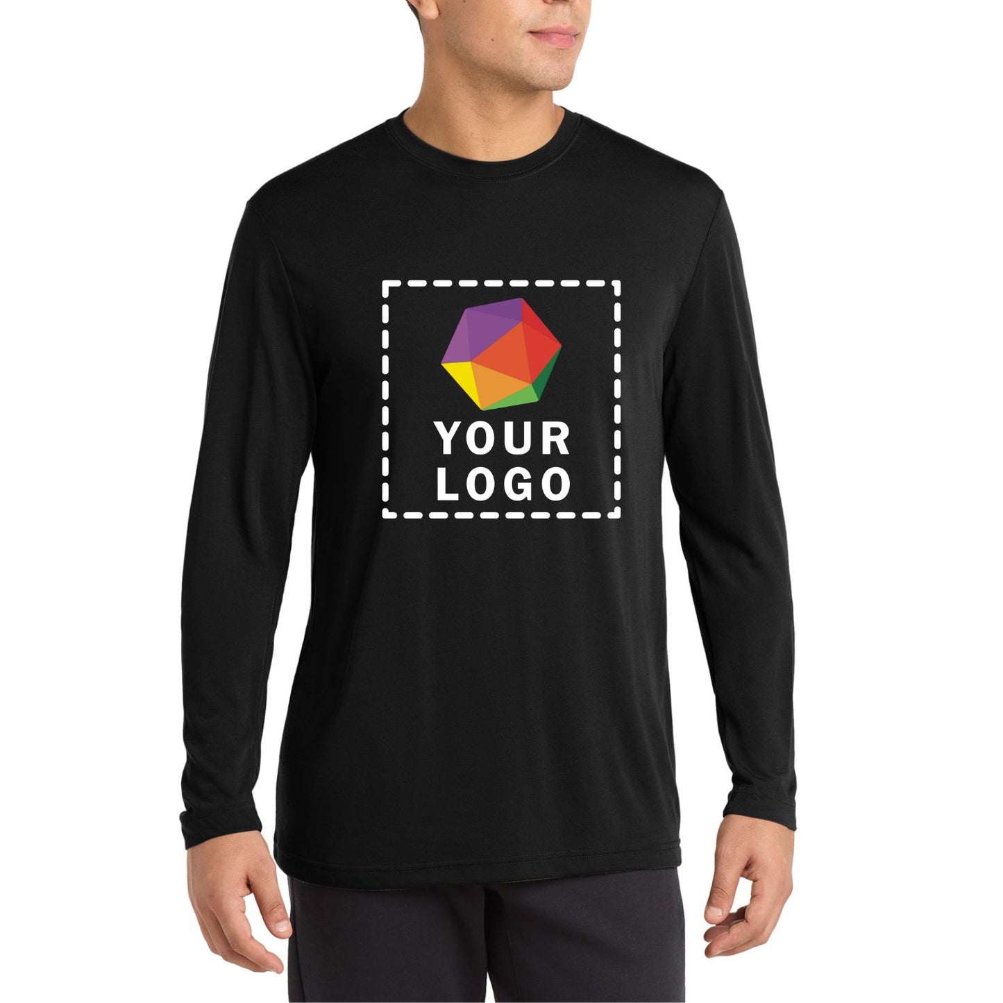 Sport-Tek® Long Sleeve PosiCharge® Competitor™ Cotton Touch™ Custom Printed Tee - ST450LS