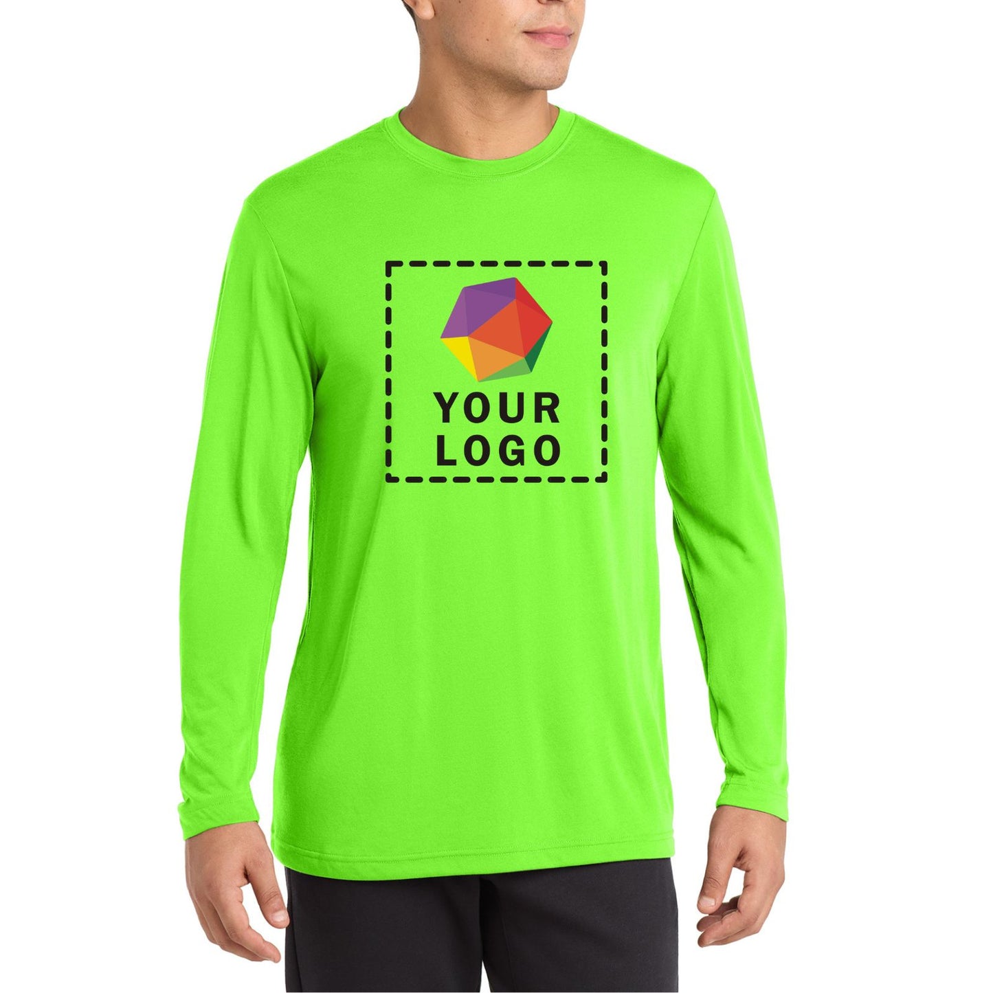 Sport-Tek® Long Sleeve PosiCharge® Competitor™ Cotton Touch™ Custom Printed Tee - ST450LS
