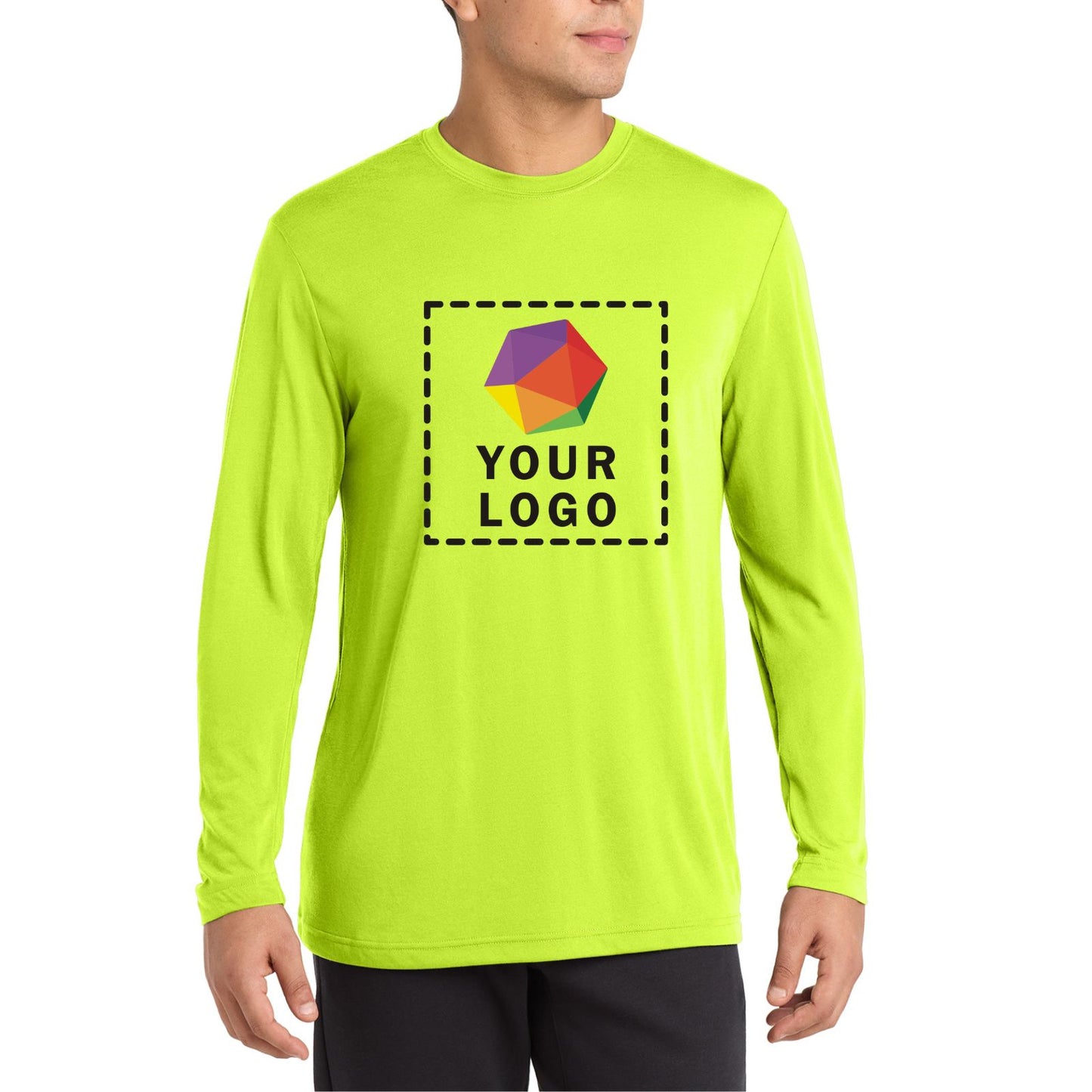 Sport-Tek® Long Sleeve PosiCharge® Competitor™ Cotton Touch™ Custom Printed Tee - ST450LS