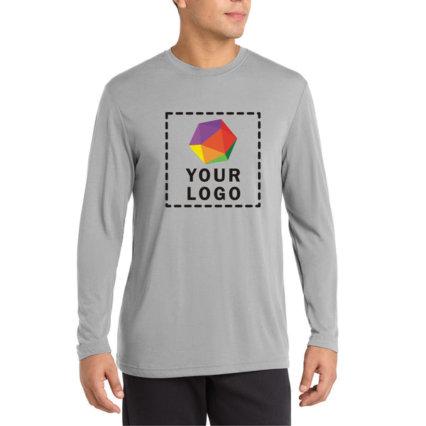 Sport-Tek® Long Sleeve PosiCharge® Competitor™ Cotton Touch™ Custom Printed Tee - ST450LS