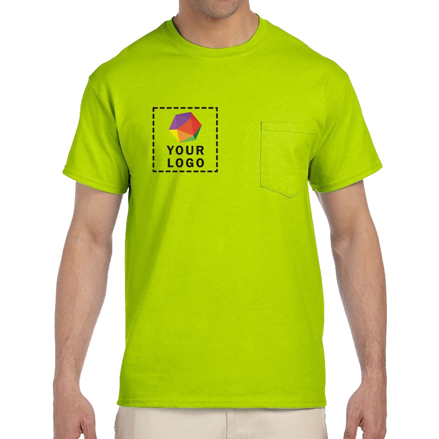 Gildan Custom Printed Adult Ultra Cotton®Pocket T-Shirt - G2300