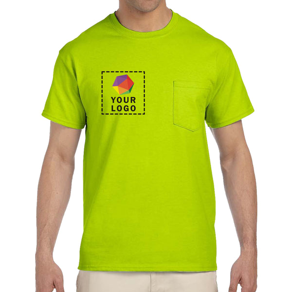 Gildan Custom Printed Adult Ultra Cotton®Pocket T-Shirt - G2300