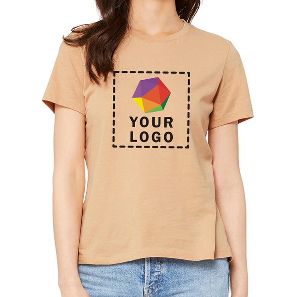 Bella + Canvas Custom Printed Ladies' Relaxed Jersey Short-Sleeve T-Shirt - B6400