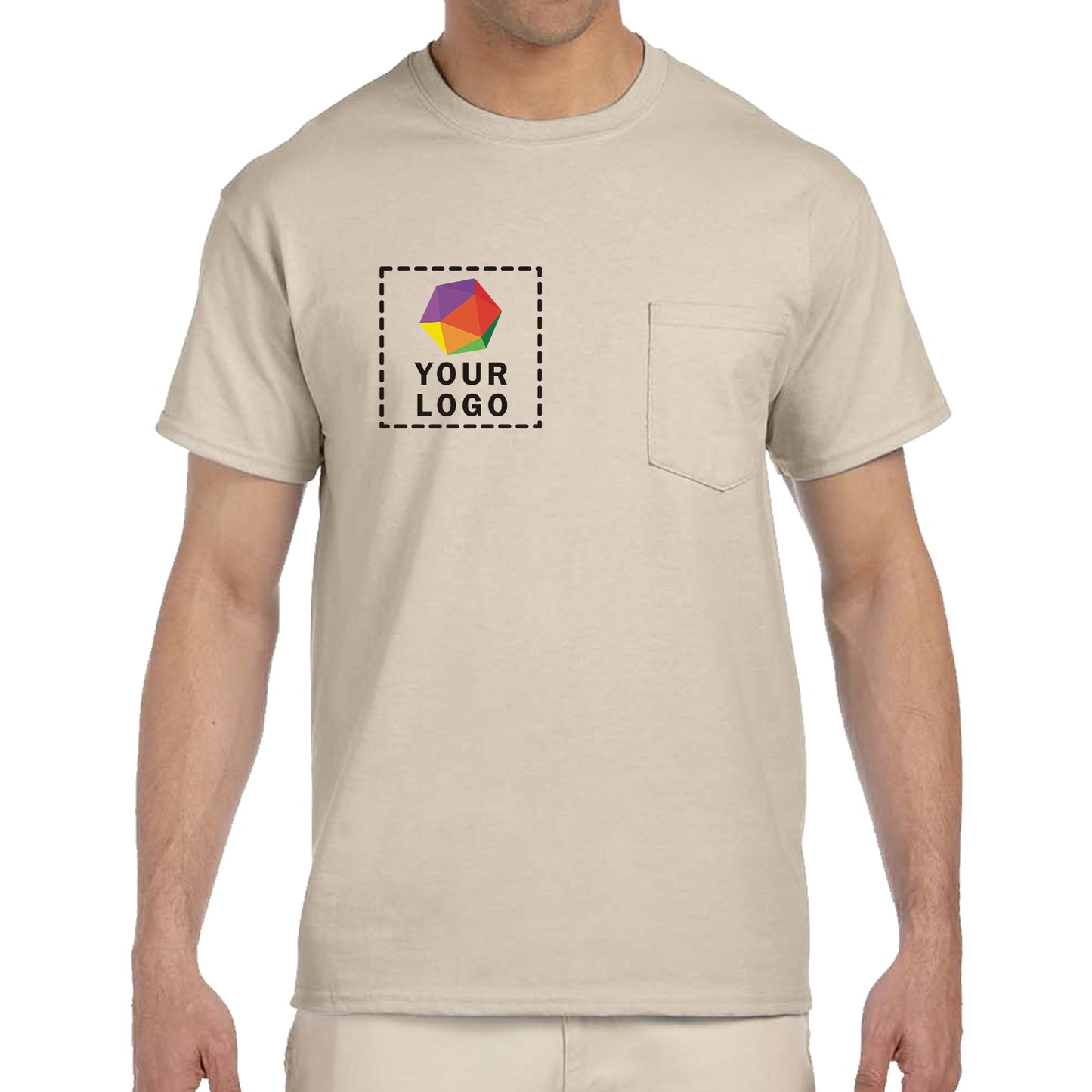 Gildan Custom Printed Adult Ultra Cotton®Pocket T-Shirt - G2300