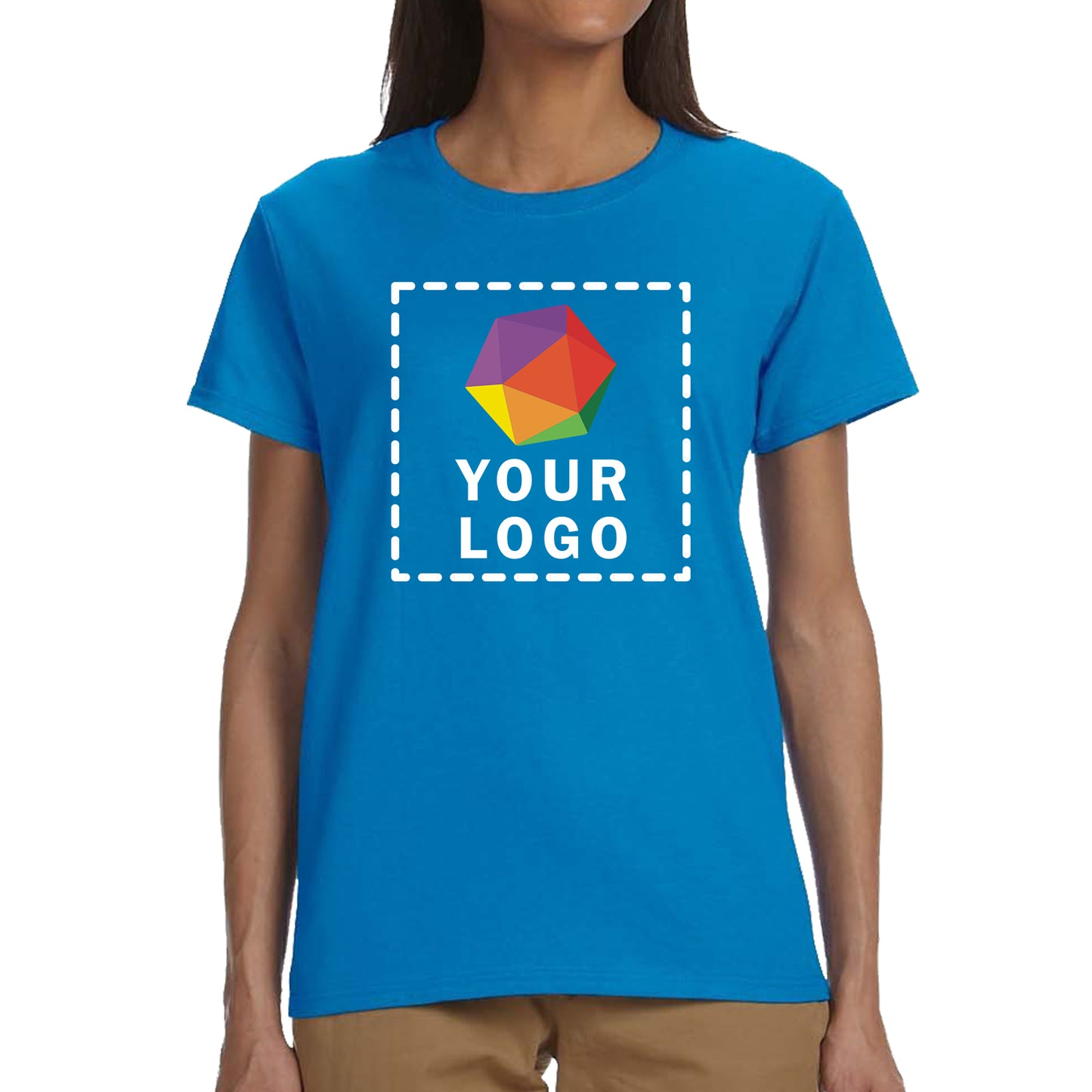 Gildan Custom Printed Ladies' Ultra Cotton® T-Shirt - G2000L