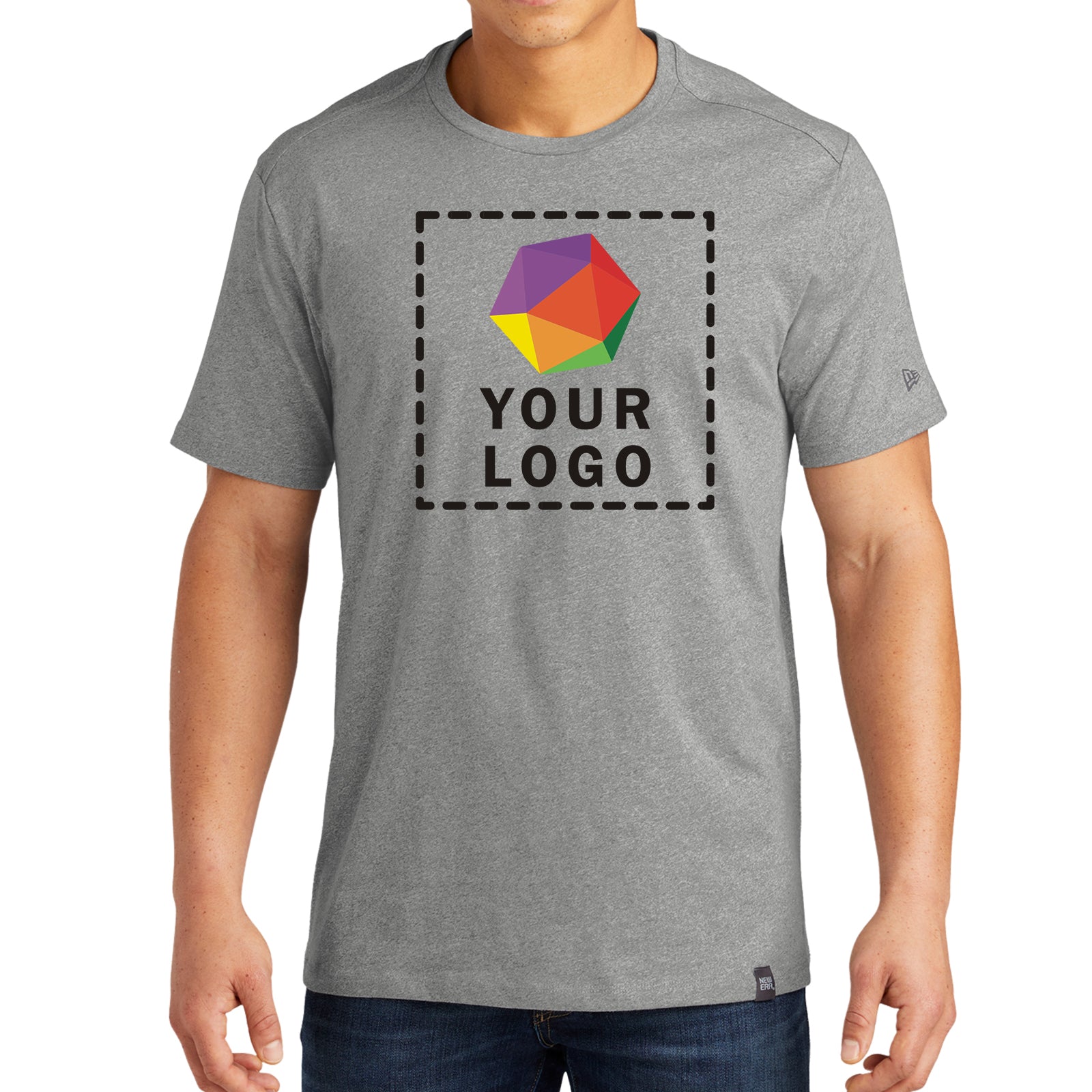 New Era® Heritage Blend Crew Tee - NEA100