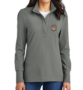 Port Authority® Custom Embroidered Women's Fairway Stretch 1/4-Zip  -  LK829