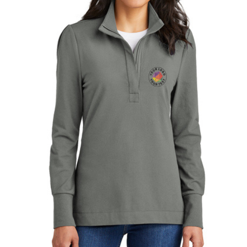Port Authority® Custom Embroidered Women's Fairway Stretch 1/4-Zip  -  LK829