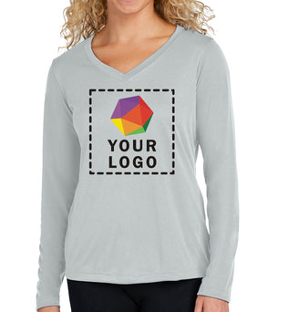 Sport-Tek® Women's Long Sleeve PosiCharge® Competitor™ V-Neck Tee - LST353LS