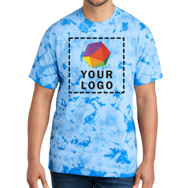 Port & Company® Custom Printed Crystal Tie-Dye Tee - PC145