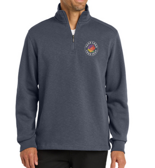 Port Authority® Custom Embroidered Slub Fleece 1/4-Zip Pullover  -  F295
