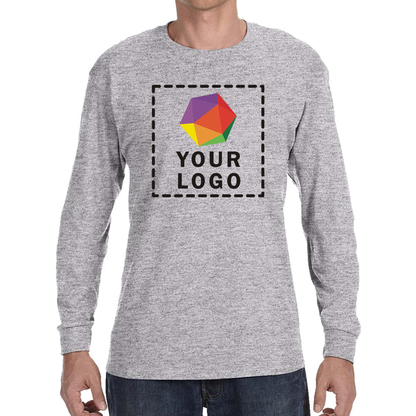 Gildan Custom Printed Adult Heavy Cotton™ Long-Sleeve T-Shirt - G5400