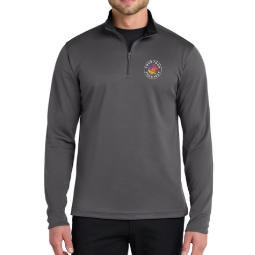Port Authority® Custom Embroidered Silk Touch™ Performance 1/4-Zip  -  K584