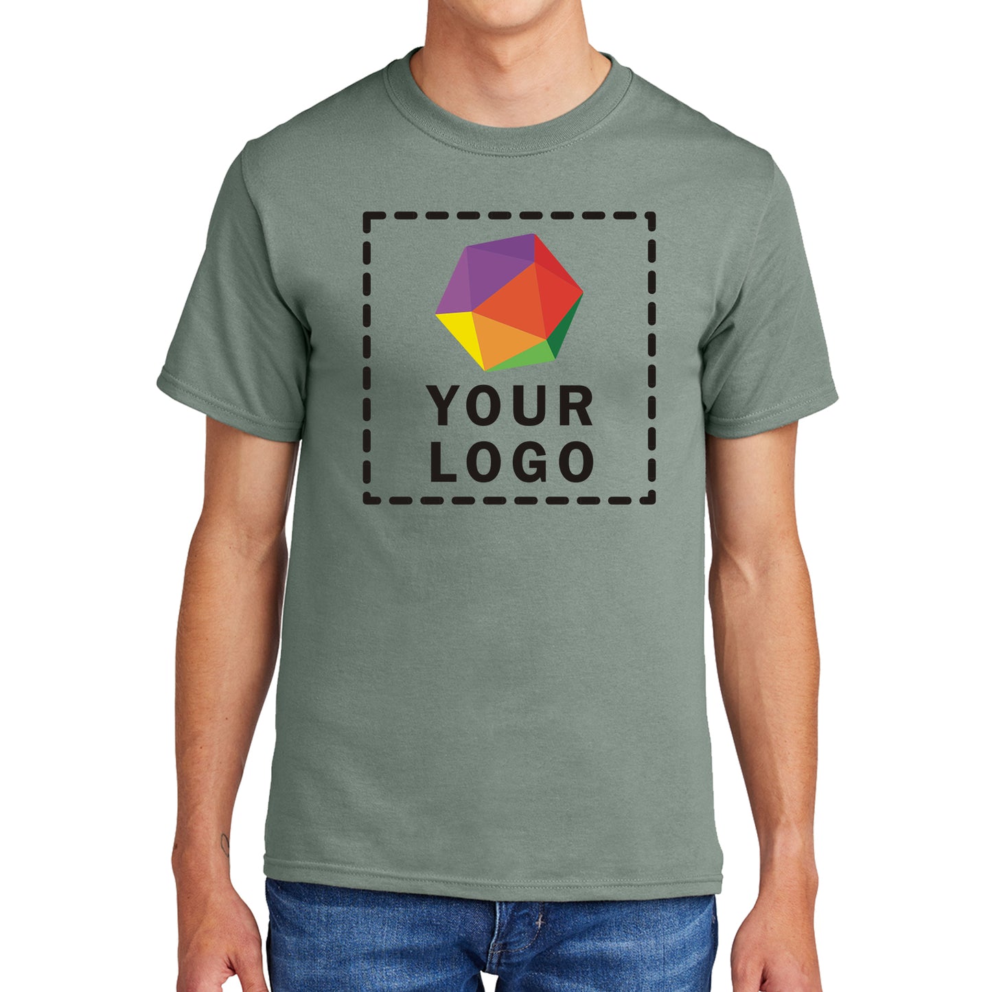 Port & Company® Custom Printed Essential Custom Printed Tee - PC61