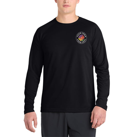 Sport-Tek® Dry Zone® Custom Embroidered Long Sleeve Raglan T-Shirt - T473LS