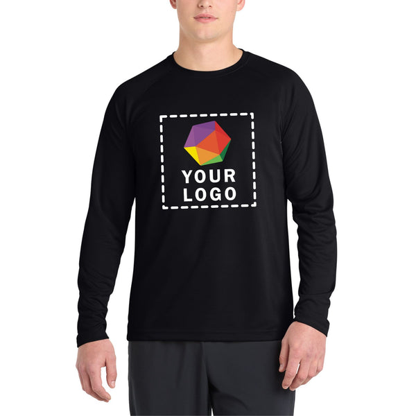 Sport-Tek® Dry Zone® Custom Printed Long Sleeve Raglan T-Shirt - T473LS