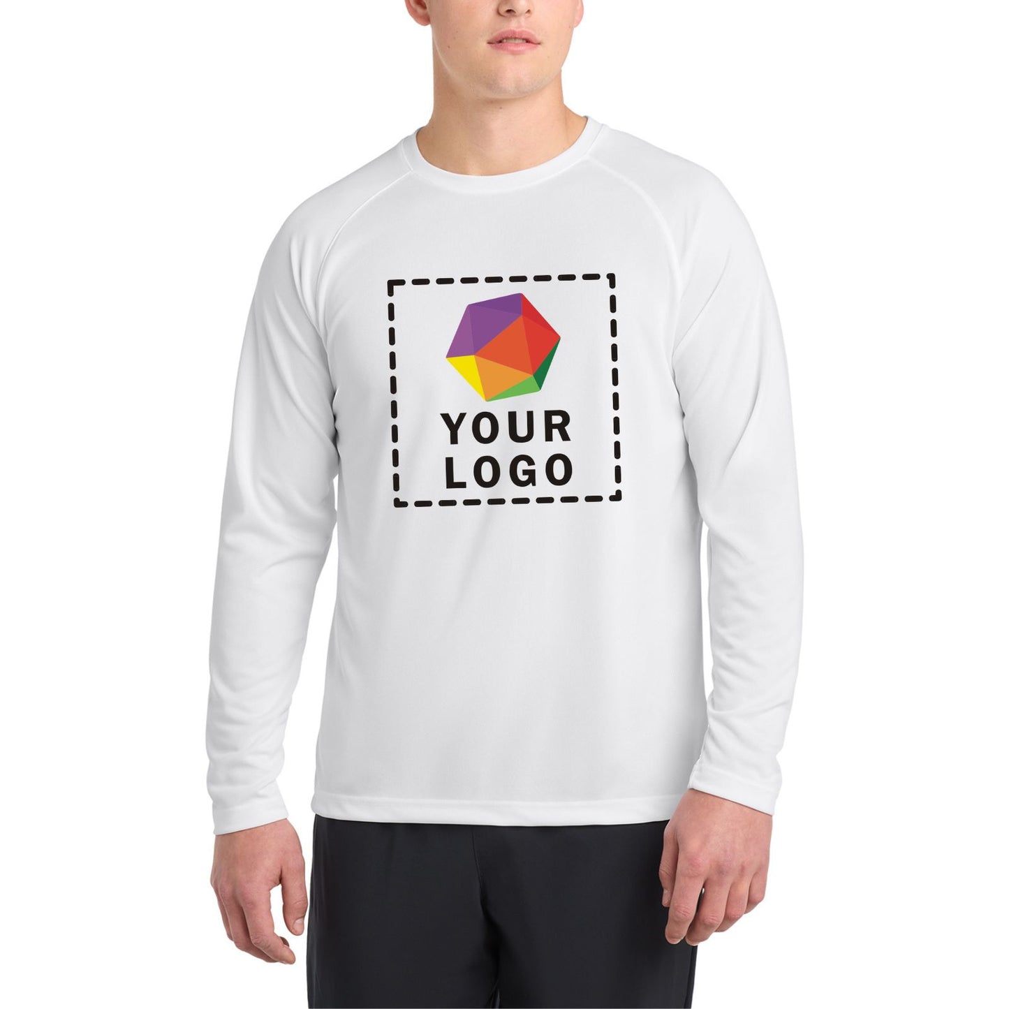 Sport-Tek® Dry Zone® Custom Printed Long Sleeve Raglan T-Shirt - T473LS