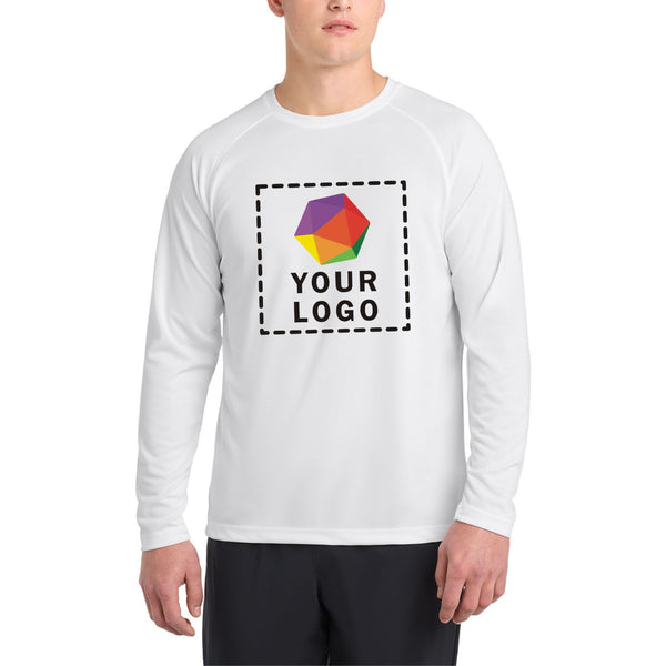 Sport-Tek® Dry Zone® Custom Printed Long Sleeve Raglan T-Shirt - T473LS
