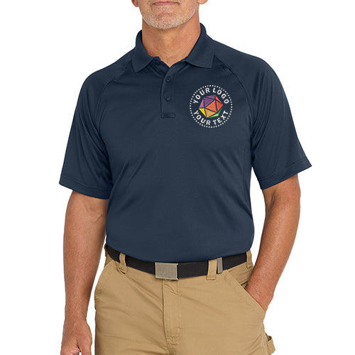 CornerStone® Custom Embroidered Tall Select Snag-Proof Tactical Polo - TLCS410