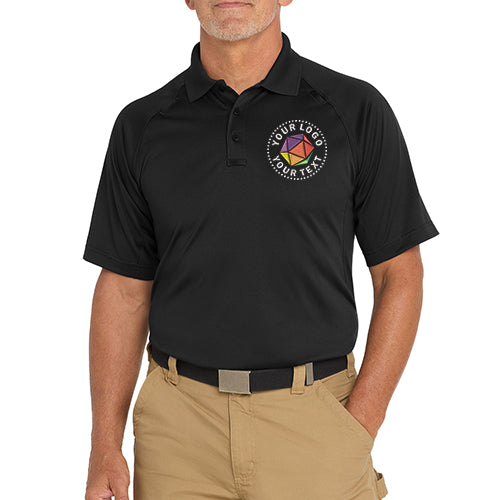 CornerStone® Custom Embroidered Tall Select Snag-Proof Tactical Polo - TLCS410