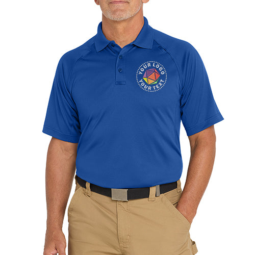 CornerStone® Custom Embroidered Tall Select Snag-Proof Tactical Polo - TLCS410