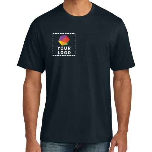 CornerStone® Custom Printed Tall Workwear Pro Short Sleeve Pocket Tee - TLCS440P