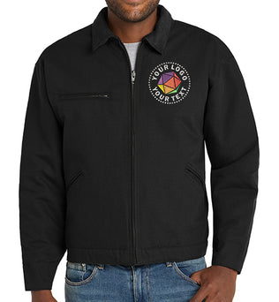 CornerStone® Custom Embroidered Tall Duck Cloth Work Jacket - TLK763