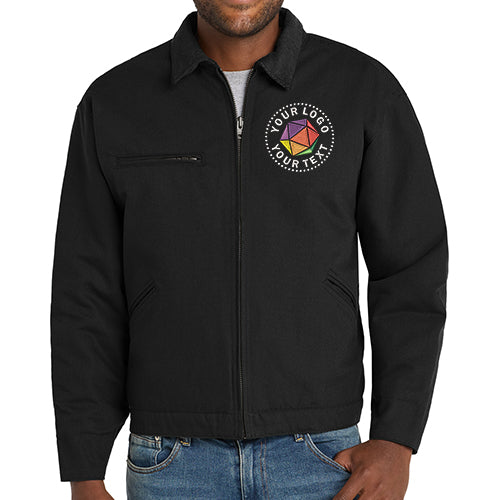 CornerStone® Custom Embroidered Tall Duck Cloth Work Jacket - TLJ763