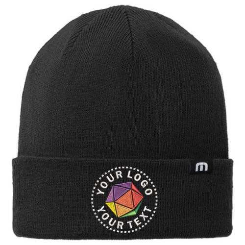 TravisMathew Custom Embroidered Solid Cuffed Beanie - TM1MY394