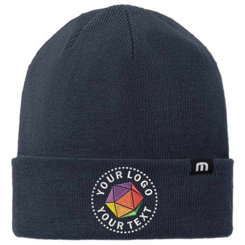 TravisMathew Custom Embroidered Solid Cuffed Beanie - TM1MY394