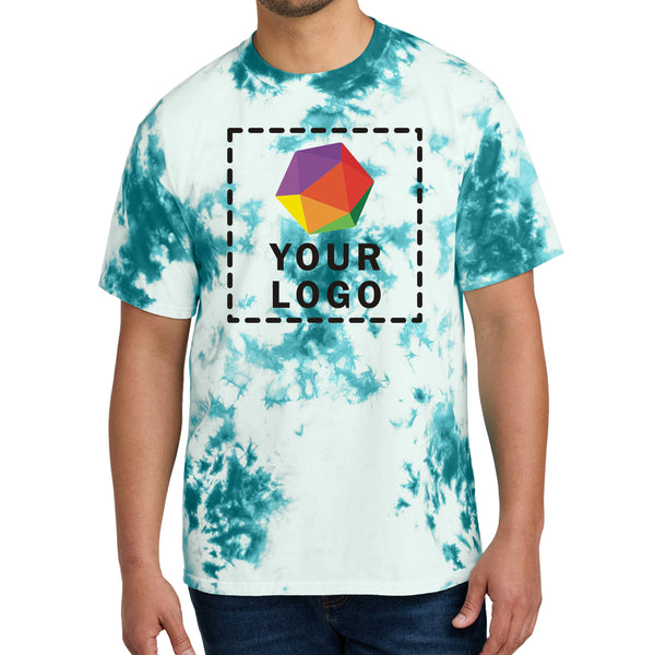 Port & Company® Custom Printed Crystal Tie-Dye Tee - PC145